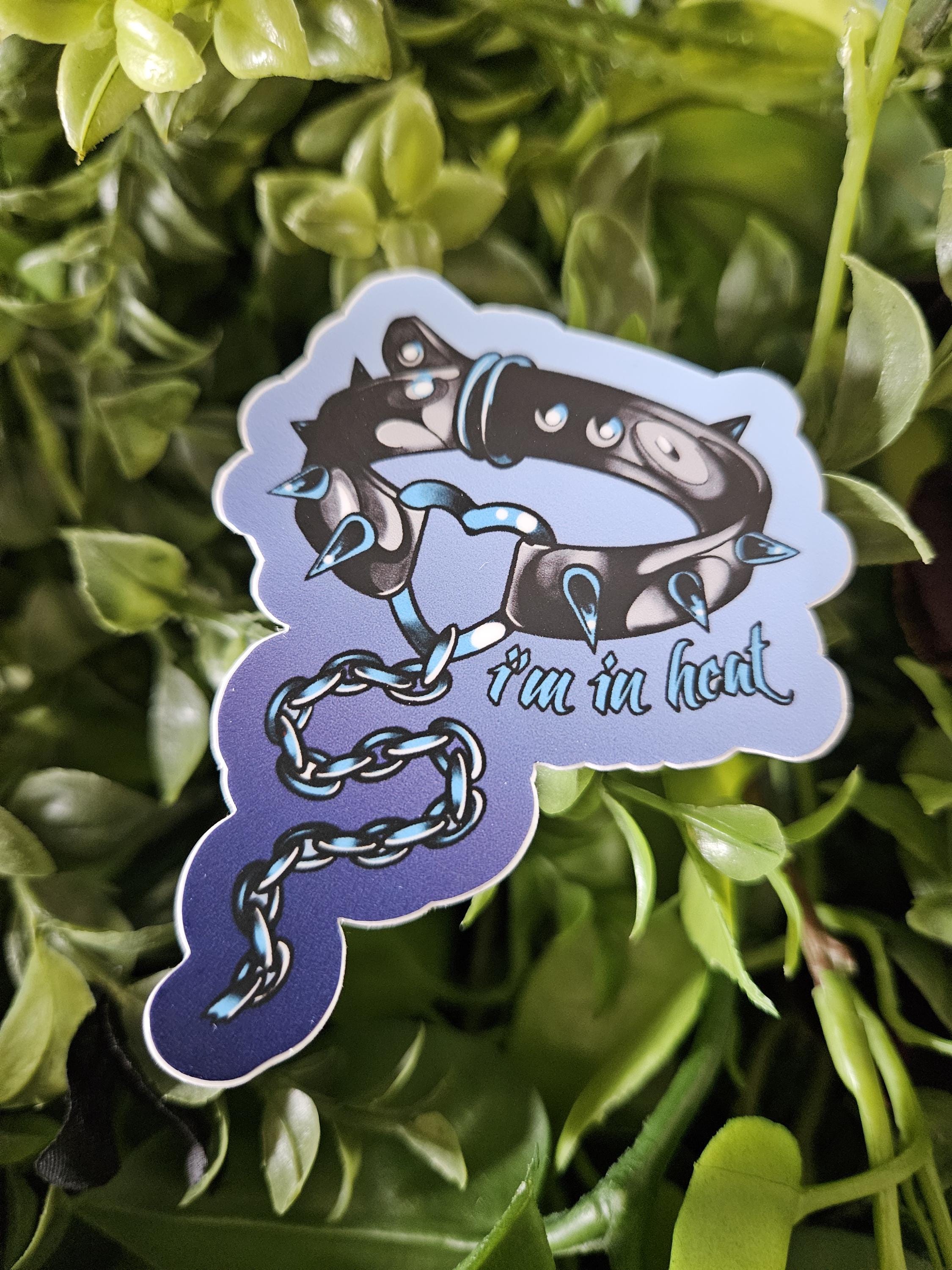 MATTE STICKER: I'm in Heat Collar Acornandcrowstudio