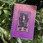 4x6 Handmade SPIRAL NOTEBOOK: LEO Zodiac Tarot Style Art