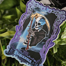 MATTE STICKER: AQUARIUS Zodiac Tarot Card Style Art