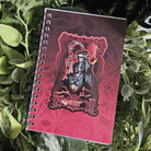 4x6 Handmade SPIRAL NOTEBOOK: ARIES Zodiac Tarot Style Art