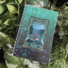 4x6 Handmade SPIRAL NOTEBOOK: TAURUS Zodiac Tarot Style Art Acornandcrowstudio