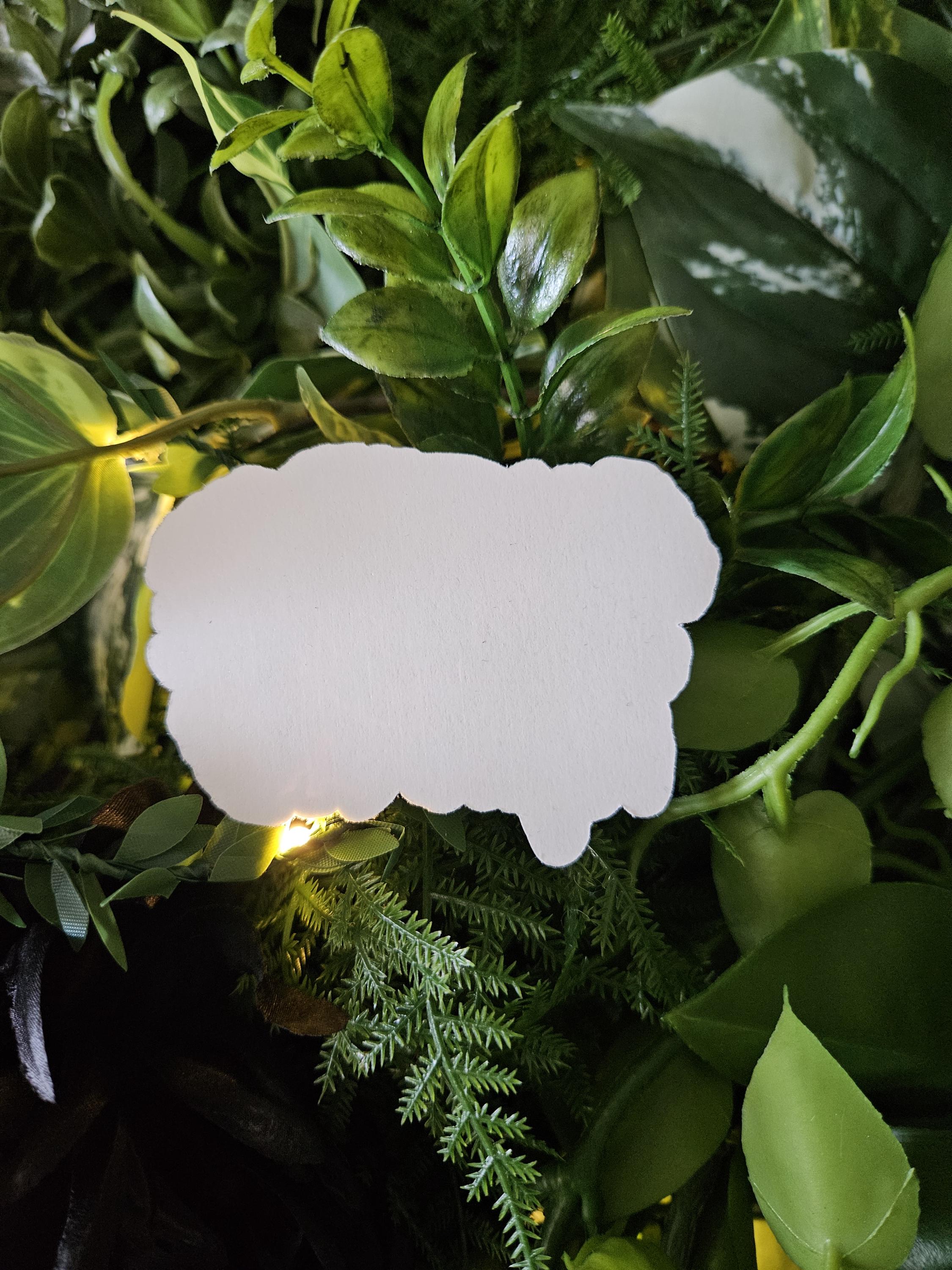 Matte STICKER: Cat Skull and Purple Iris Flower Acornandcrowstudio
