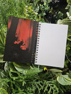4x6 HANDMADE SPIRAL NOTEBOOK: The Jack-O-Rabbit Tarot Style Acornandcrowstudio