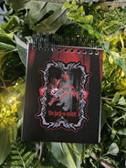 4x5 inches HANDMADE Top Bound SPIRAL NOTEBOOK: The Jack-O-Rabbit Tarot Style Acornandcrowstudio